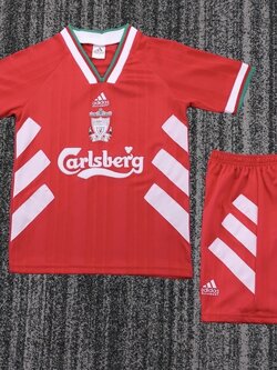 Retro ชุดฟุตบอลเด็กย้อนยุค - ทีมลิเวอร์ เกรดแฟนบอล 1993-95