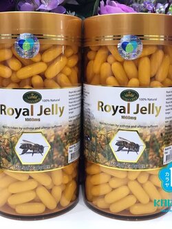 พร้อมส่งนมผึ้งรอยัลเจลลี่ royal jelly (365 เม็ด)ขวดใหญ่คุ้มสุดอาหารเสริมนมผึ้งของแท้100% Nature King Royal Jellyจากออสเตรเลีย แหล่งอุดมของวิตามินบีรวม