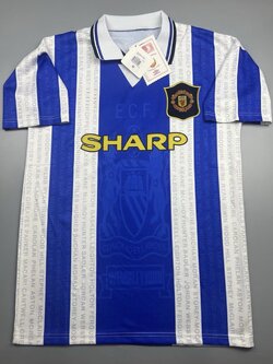 Retro เสื้อฟุตบอลย้อนยุค แมนยู 3rd Third เยือนสาม 1994/96