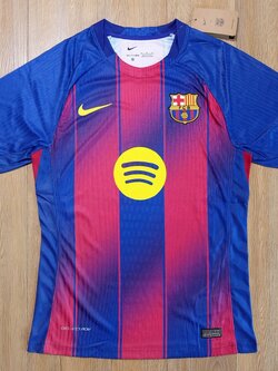 2025-26 เสื้อฟุตบอลบาซ่า เหย้า สำหรับผู้ชาย Player Edition เกรดนักเตะ Size S-2XL