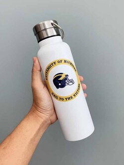 กระบอกน้ำพร้อมพิมพ์ ขนาด 500 mL. พร้อมแหวนคล้อง