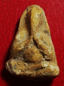 พระปิดตา เนื้อผงน้ำมัน กรุอัมพวา #lnw151