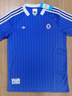 เสื้อฟุตบอล Terrace Icons ปี 2025/26 สโมสรเชลซี สีน้ำเงิน เกรดแฟนบอล พรีเมี่ยม💯