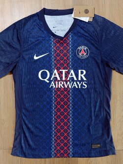 2025-26 เสื้อฟุตบอลเปเอซเช สีกรม สำหรับผู้ชาย Player Edition เกรดนักเตะ Size S-2XL