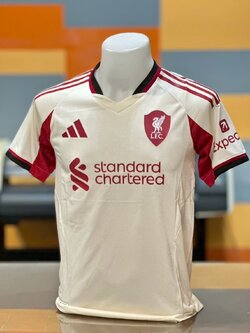 2025-26 เสื้อฟุตบอลลิเวอร์ฯ สีขาว สำหรับผู้ชาย Player Edition เกรดนักเตะ Size S-2XL