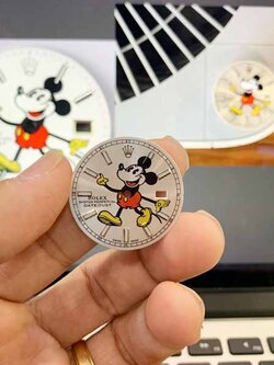 พิมพ์ยูวี ภาพลงบนหน้าปัดนาฬิกา สกรีนโลโก้