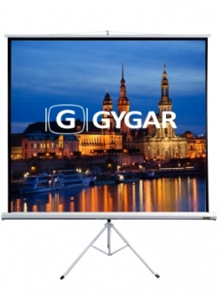จอขาตั้ง 100 นิ้ว 4:3 Gygar Tripod Screen