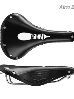 อานหนังแท้มีร่องกลาง Brooks B17 Carved