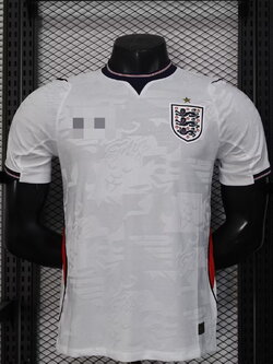 2025-26 เสื้อทีมชาติอังกฤษ สีขาว สำหรับผู้ชาย Player Edition เกรดนักเตะ Size S-2XL