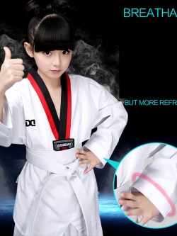 (พรีออเดอร์) ชุดเทควันโด+สาย Taekwondo TCD10001-9P