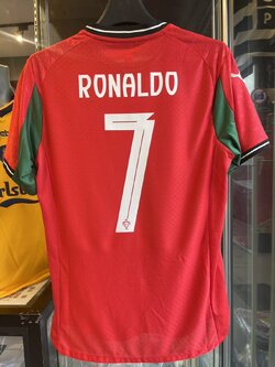 เสื้อฟุตบอลทีมชาติโปรตุเกส พร้อมชื่อ เบอร์ RONALDO # 7 เกรดนักเตะ 2025