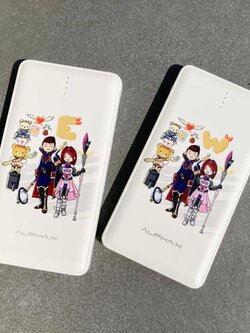 Power Bank แบตสำรอง รูปคู่ คู่จิ้น ลายการ์ตูนเกาหลี
