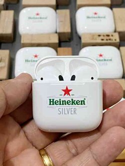 พิมพ์หูฟังไร้สาย สกรีนเคสใส่หูฟังไร้สาย พิมพ์หูฟัง wireless สกรีนหูฟัง wireless