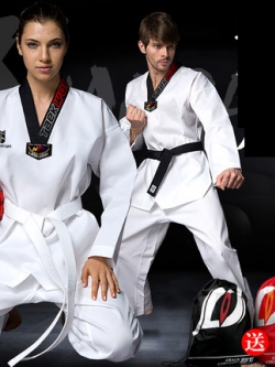 (พรีออเดอร์) ชุดเทควันโด+สาย Taekwondo TCD10001-12P