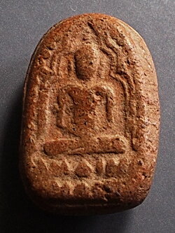 พระซุ้มกอเนื้อดิน ท่านเจ้าคุณโพธิ์ วัดชัยพฤกษมาลา