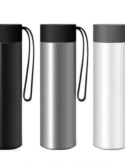 กระบอกน้ำพร้อมพิมพ์ ขนาด 500 mL. สายยางคล้องมือ