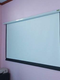 จอโปรเจคเตอร์ไฟฟ้า Gygar Motorized Screen 100 นิ้ว 4:3 พร้อมรีโมท