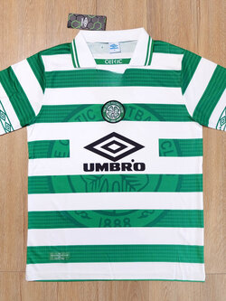 Retro ใหม่ !! เสื้อฟุตบอล สโมสร เซลติก ย้อนยุค เกรดแฟนบอล Celtic Retro Jersey 1998/1999