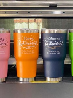 กระบอกน้ำพิมพ์ กระบอกน้ำสกรีน สกรีนกระติกน้ำ พิมพ์กระติกน้ำ