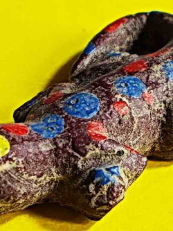 ตุ๊กแกแต้มสี ลพ.ครื้น วัดสังโฆ สุพรรณบุรี (ขายแล้ว)