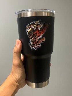 แก้วเก็บความเย็นตกแต่งภาพ