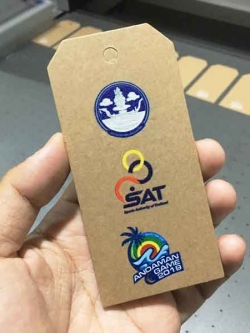 ป้ายกระดาษห้อยสินค้า ป้ายกระดาษห้อย ป้ายแขวนสินค้า ป้ายคล้องสินค้า ป้ายแท๊กสินค้า 100 ชิ้น