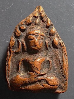 พระขุนแผนพลายคู่ตัดเดี่ยว พิมพ์อกครุฑเศียรโต กรุวัดบ้านกร่าง จ.สุพรรณบุรี