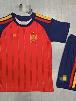 ชุดฟุตบอลเด็ก – ทีมชาติสเปน เหย้า เกรดแฟนบอล 2026