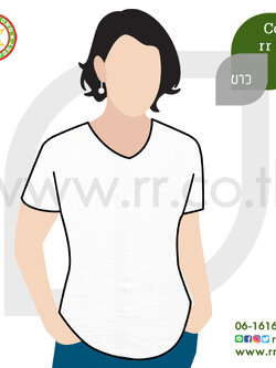 เสื้อยืด คอวี Cotton 100% เบอร์ 32