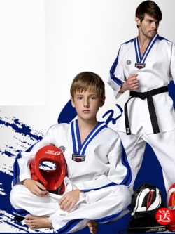 (พรีออเดอร์) ชุดเทควันโด+สาย Taekwondo TCD10001-5P