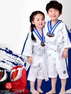 (พรีออเดอร์) ชุดเทควันโด+สาย Taekwondo TCD10001-7P