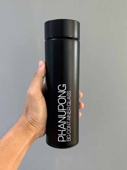 กระบอกน้ำพร้อมพิมพ์ ขนาด 500 mL. ฝาเกลียว