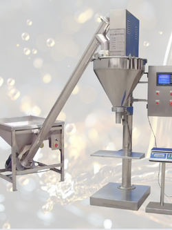 เครื่องบรรจุสกรู Auger Filler สำหรับผงและวัสดุแห้ง แม่นยำ 5–5000g โรงงานอุตสาหกรรม