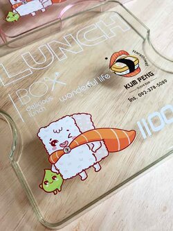 สกรีนกล่องข้าว พิมพ์กล่องข้าว