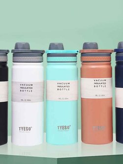 กระบอกน้ำพร้อมพิมพ์ ขนาด 500 mL. จุกดูดน้ำ