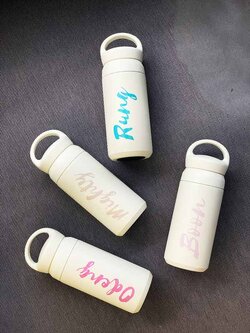 กระบอกน้ำเก็บความเย็น พร้อมพิมพ์ ใส่ชื่อ ขนาด 350 mL.