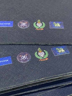 พิมพ์หนังชิ้น ทำปกหนังสือ กระเป๋า รองเท้า กระเป๋าเงิน พีวีซี PU