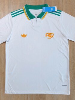 มาใหม่เสื้อฟุตบอล โรม่า เยือน สีขาว เกรดแฟนบอล 2025