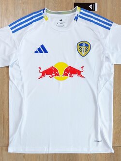 มาใหม่เสื้อฟุตบอล ลีดส์ เหย้า สีขาว เกรดแฟนบอล 2025