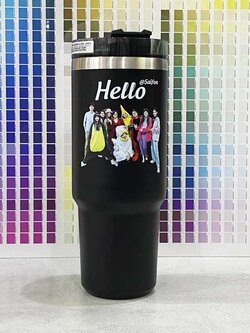 แก้วน้ำพิมพ์รูป กระบอกน้ำพิมพ์รูป สกรีนรูปลงแก้ว พิมพ์รูปลงแก้ว Tyeso