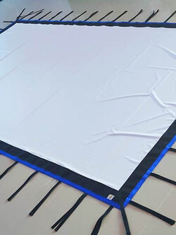 จอผ้า HD White 80 นิ้ว 16:9