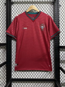 2026-27 มาใหม่ เสื้อฟุตบอลทีมชาติโปรตุเกส สีเเดง สำหรับผู้ชาย Fans Edition เกรดแฟนบอล Size S-2XL