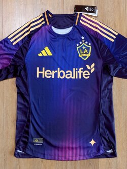 2025-26 เสื้อฟุตบอลกาเเลคซี่ฯ สีม่วง สำหรับผู้ชาย Player Edition เกรดนักเตะ Size S-2XL