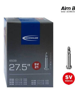 ยางใน Schwalbe รุ่น SV21 ขนาด 27.5x1.5/2.4 (FV)