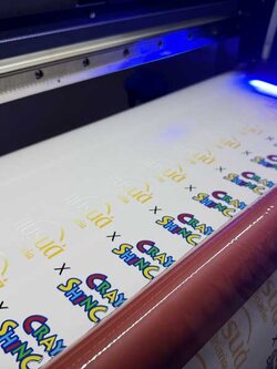 ตัวอย่าง UV dtf Sticker | รับพิมพ์ uv dtf | UV transfer