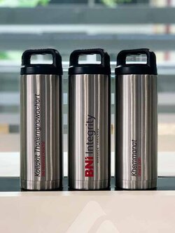 กระบอกน้ำพร้อมพิมพ์ ขนาด 500 mL. โลโก้ และใส่ชื่อได้