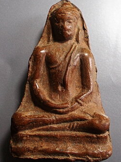 พระสมาธิ เนื้อดินเก่า ไม่ทราบกรุ