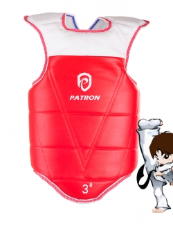 อุปกรณ์เทควันโด เกราะป้องกันลำตัว PU ใช้ได้ทั้ง 2 ด้าน TCD10006