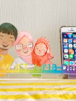 ที่วางสินค้า วางมือถือ พร้อมรูปครอบครัว