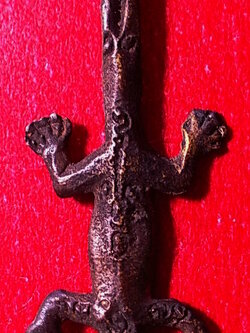 จิ้งจก สองหาง ลป.หลิว วัดไร่แตงทอง #lnw1137 (ขายแล้ว)